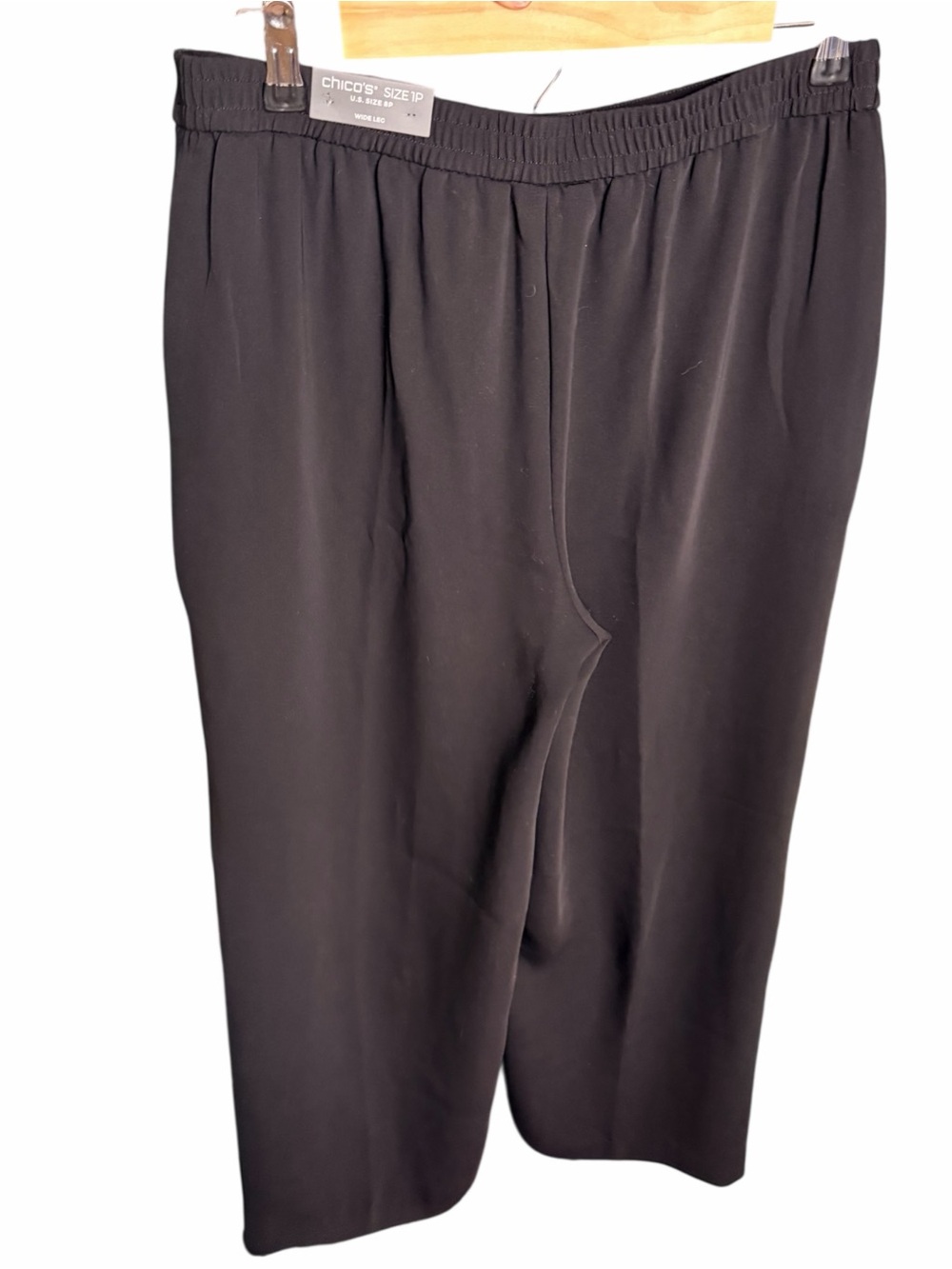 Chico's Black Wide-Leg Dress Pants - Picture 2 of 8